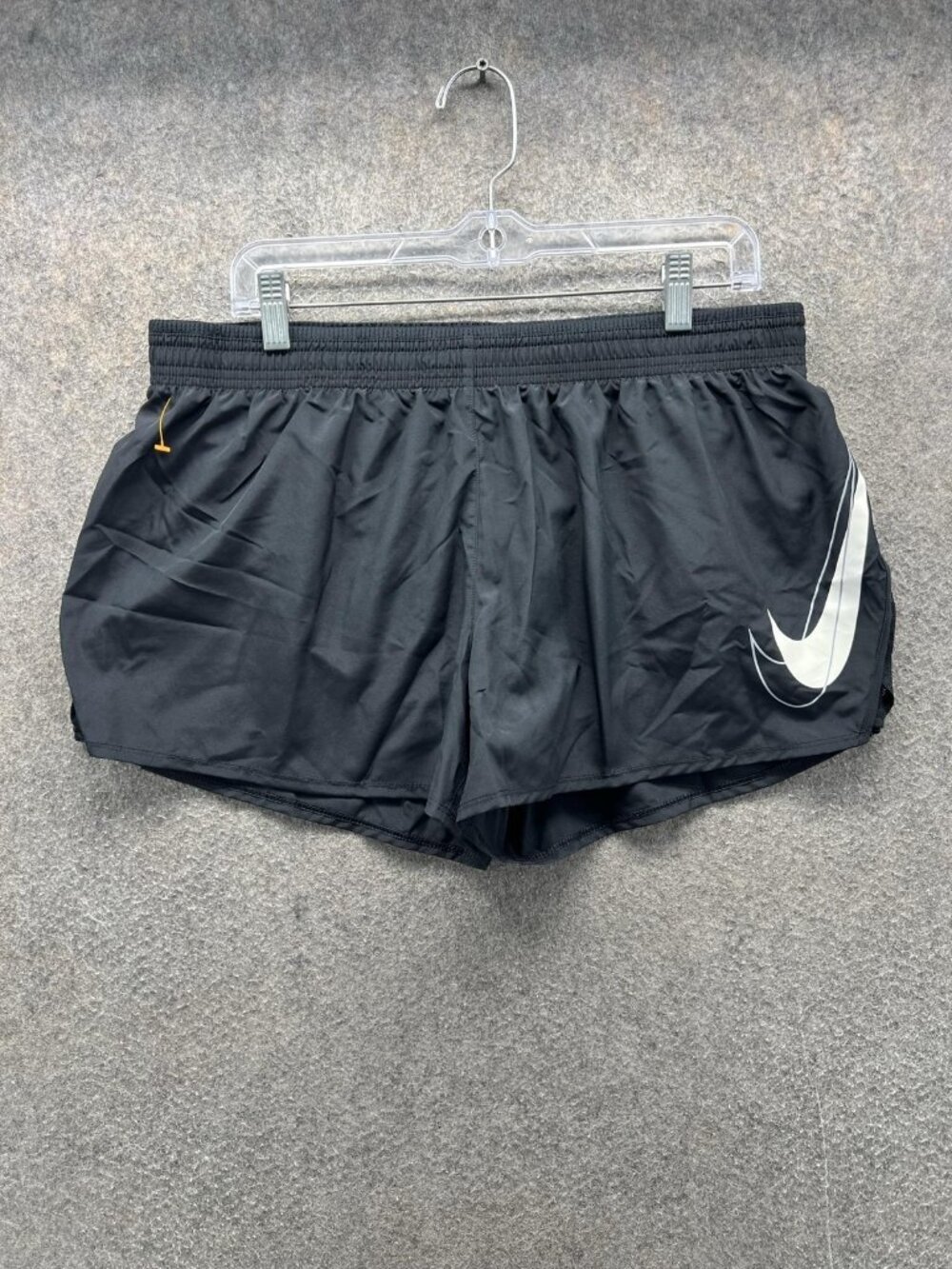 Nike Dri-FIT Running Shorts Womens XL Black 3.5 In Athletic Lined Quick Dry Gym